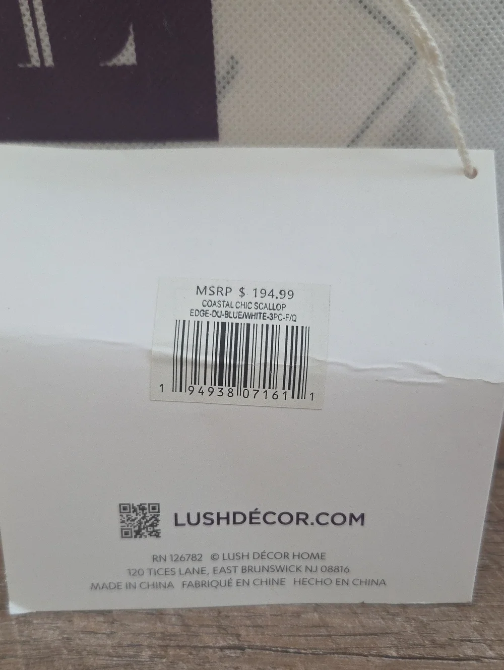 Lush Décor new tag